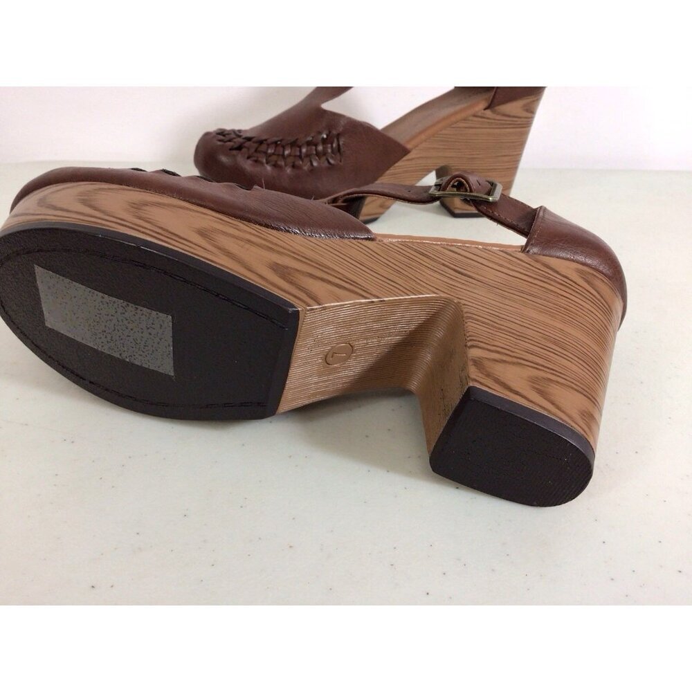 Pierre Dumas Sandals Chunky Clog Heels Hippie Boho Womens 7 New - Picture 3 of 6